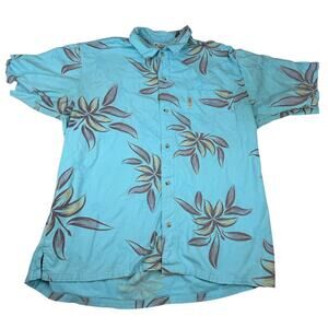 Columbia Floral Hawaiian Button Down Shirt - Size XL